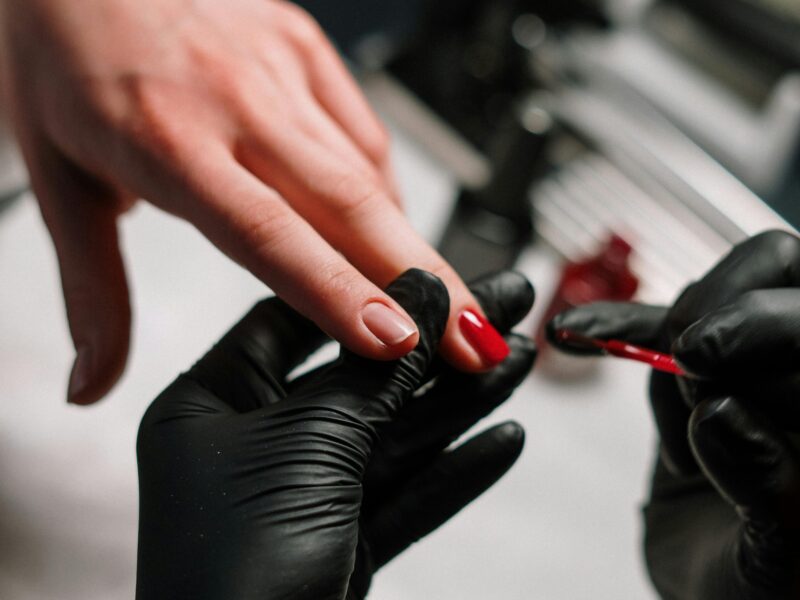 Manicure hybrydowy | wzmocnieniem